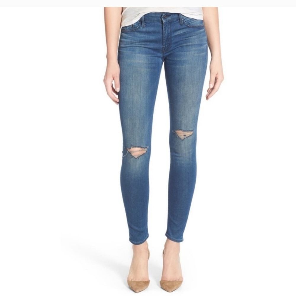 Mother The Looker Jeans in Love Bites Distressed Skinny